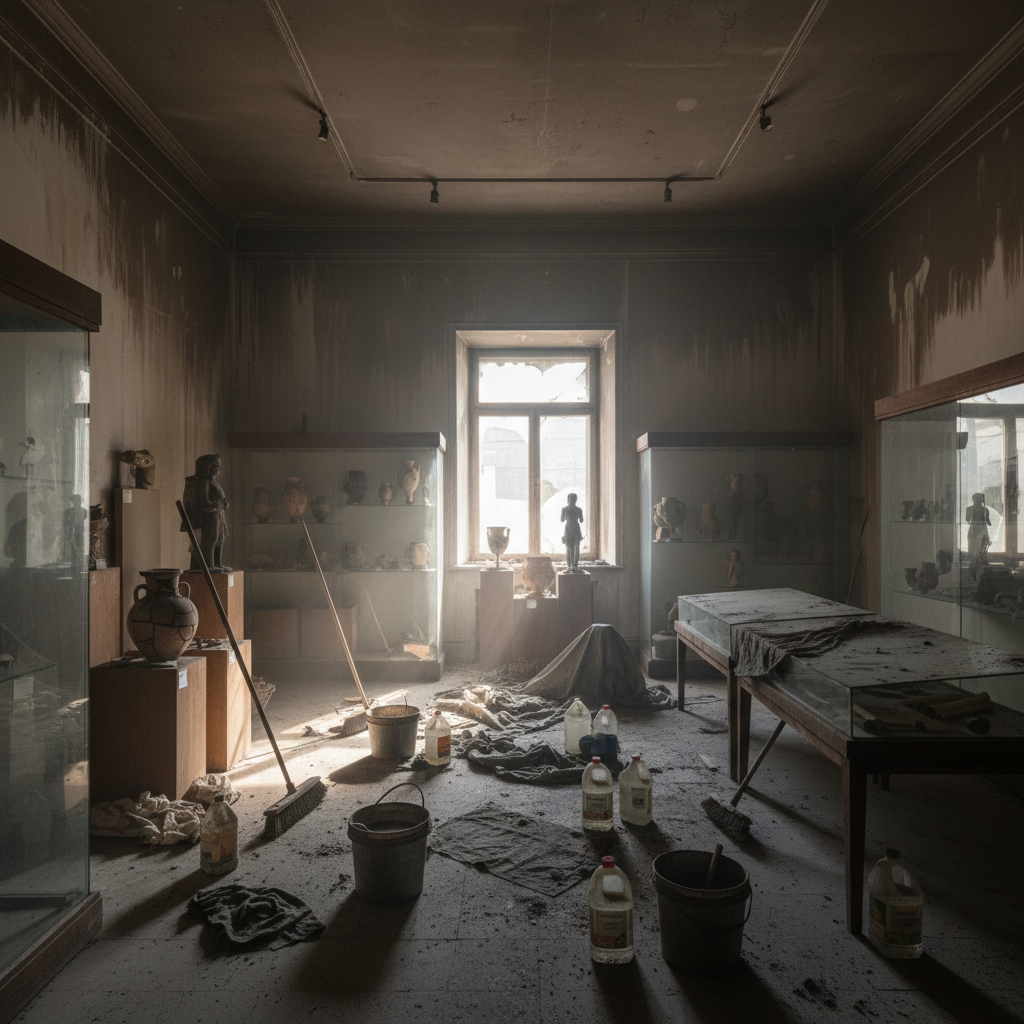 Smoke damage haunts the MJT after the July 8 fire.