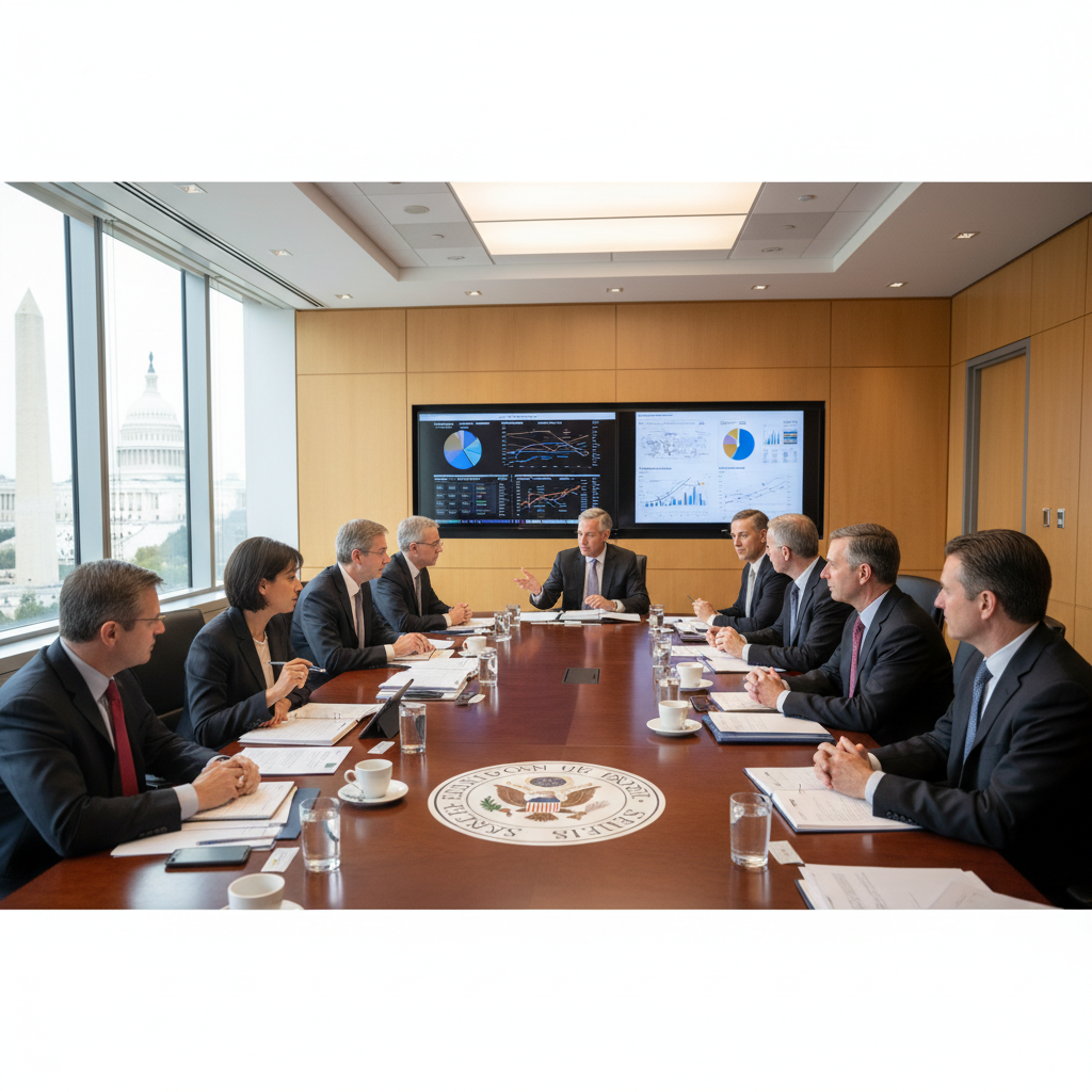 Washington D.C. analyzes the market impact of Trump’s new trade policies.