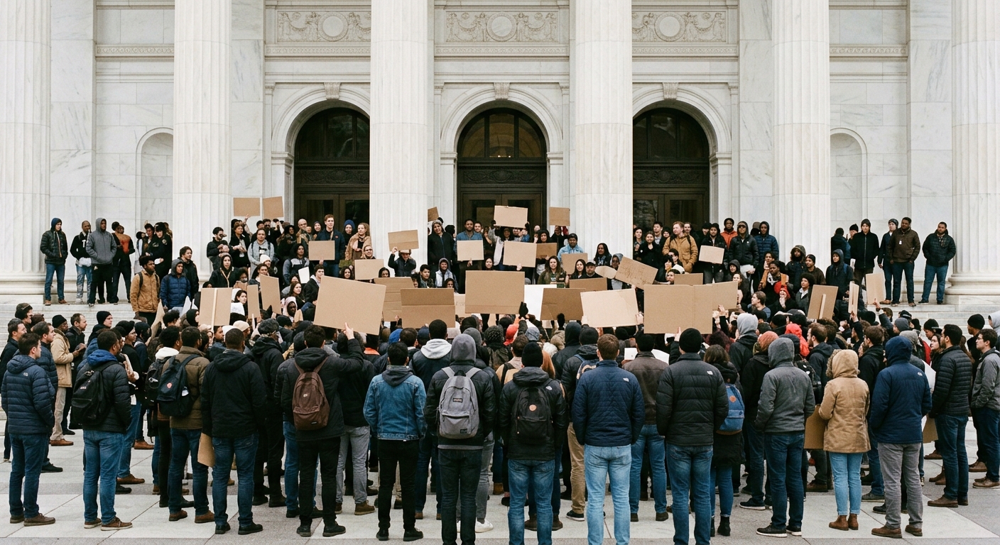 Thousands Rally in Washington, D.C. for Kennedy Center Protest Against Political Interference